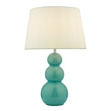 Dar Mia Table Lamp Green Blue with Shade –  from Amos Lighting + Home