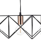 Dar Midi 3 Light Bar Pendant Black –  from Amos Lighting + Home