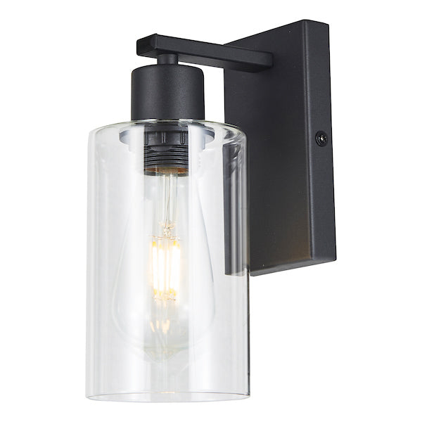 Dar Miu Wall Light Matt Black Glass –  from Amos Lighting + Home