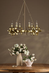 Dar Nadria 6 Light Pendant Satin Gold –  from Amos Lighting + Home