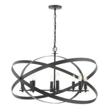 Dar Nitya 8 Light Pendant Matt Black –  from Amos Lighting + Home