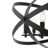 Dar Nitya 8 Light Pendant Matt Black –  from Amos Lighting + Home