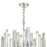 Dar Odile 6 Light Pendant Chandelier Champagne Crystal –  from Amos Lighting + Home