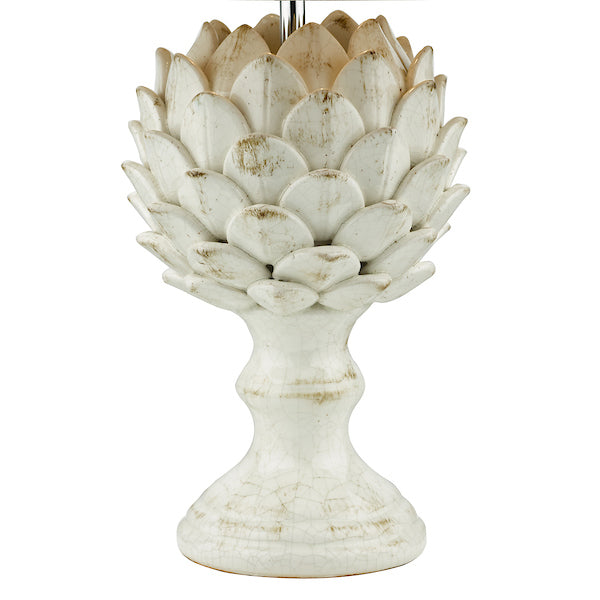 Dar Orris Table Lamp Base Antique Cream –  from Amos Lighting + Home