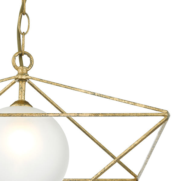 Dar Orsini Pendant Old Gold –  from Amos Lighting + Home