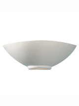 Dar Otis Wall Uplighter White Ceramic Unglazed –  from Amos Lighting + Home