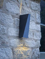 Dar Paco Outdoor 2 Light Wall Light Dark Grey IP65 LED –  from Amos Lighting + Home