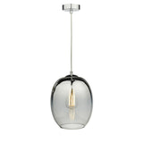 Dar Patrice Pendant Silver Glass –  from Amos Lighting + Home