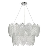 Dar Phillipa Pendant Chandelier Clear Glass & Polished Chrome –  from Amos Lighting + Home