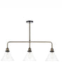 Dar Ray 3 Light Bar Pendant Antique Brass –  from Amos Lighting + Home