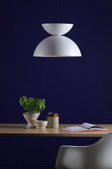 Dar Riya Japandi Style Pendant Matt White –  from Amos Lighting + Home