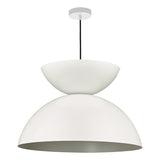 Dar Riya Japandi Style Pendant Matt White –  from Amos Lighting + Home