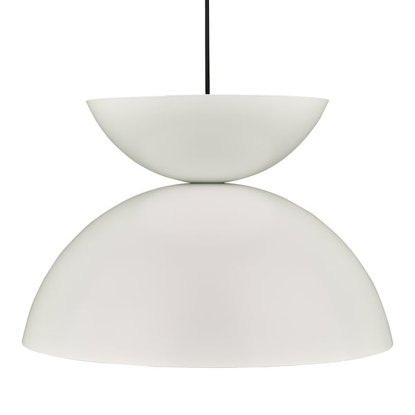 Dar Riya Japandi Style Pendant Matt White –  from Amos Lighting + Home