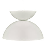 Dar Riya Japandi Style Pendant Matt White –  from Amos Lighting + Home