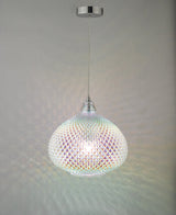 Dar Roisin Iridised Glass Pendant –  from Amos Lighting + Home