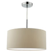 Dar Ronda 40cm 3 Light Pendant Ecru –  from Amos Lighting + Home