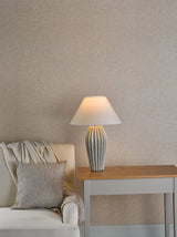 Dar Rosario Table Lamp Grey Crackle Glaze Base Only –  from Amos Lighting + Home