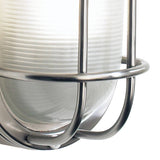 Dar Salcombe Outdoor Wall Light Oval Stainless Steel IP44 –  from Amos Lighting + Home