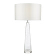 Dar Samara Table Lamp Base Clear Glass –  from Amos Lighting + Home