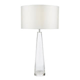 Dar Samara Table Lamp Base Clear Glass –  from Amos Lighting + Home