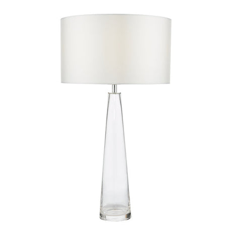 Dar Samara Table Lamp Base Clear Glass –  from Amos Lighting + Home