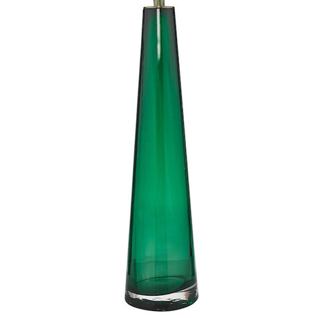 Dar Samara Table Lamp Base Green Glass –  from Amos Lighting + Home