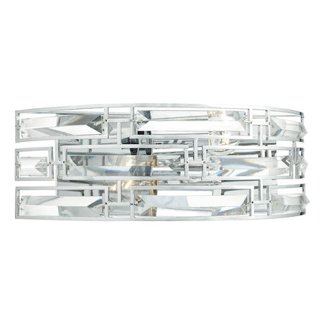 Dar Seville Wall Light Crystal & Polished Chrome –  from Amos Lighting + Home