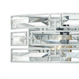 Dar Seville Wall Light Crystal & Polished Chrome –  from Amos Lighting + Home