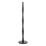 Dar Sierra Floor Lamp Black Wood with Shade –  from Amos Lighting + Home