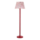 Dar Spool Floor Lamp Gloss Red Base from Amos Lighting + Home