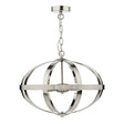 Dar Symbol 3 Light Pendant Satin Chrome –  from Amos Lighting + Home