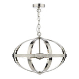 Dar Symbol 3 Light Pendant Satin Chrome –  from Amos Lighting + Home