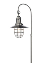 Dar Terrace Floor Lamp Antique Chrome –  from Amos Lighting + Home