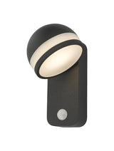 Dar Tien Outdoor Wall Light Adjustable Head Anthracite Sensor IP65 LED –  from Amos Lighting + Home