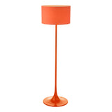 Dar Toledo Floor Lamp Satin Orange With Shade –  from Amos Lighting + Home