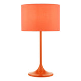 Dar Toledo Table Lamp Satin Orange With Shade –  from Amos Lighting + Home