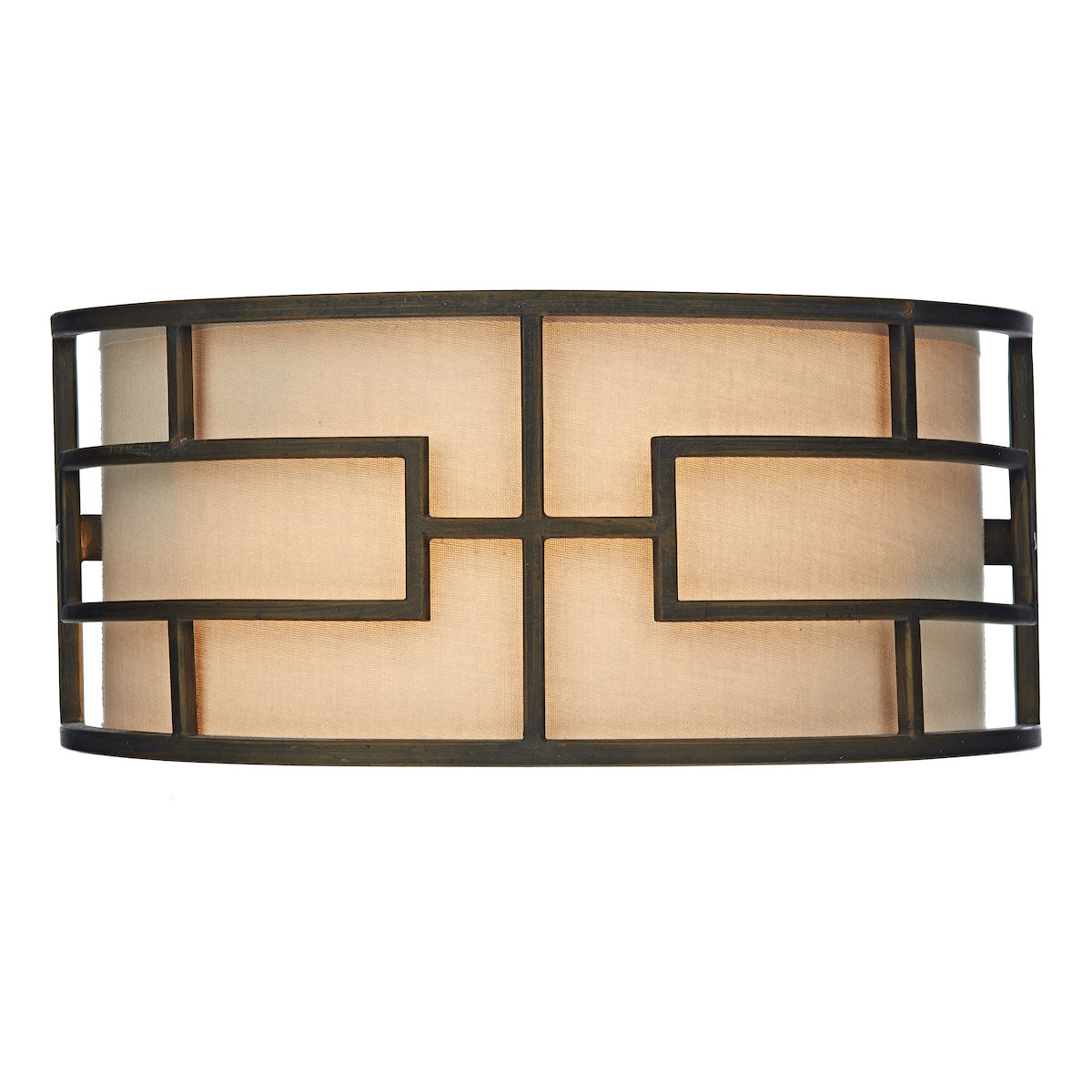 Dar Tumola Light Wall Light Bronze With Shade –  from Amos Lighting + Home