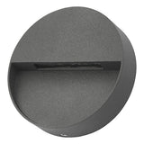 Dar Ugo Outdoor Wall Light Round Eyelid Anthracite IP65 LED –  from Amos Lighting + Home