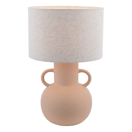 Dar Urn Ceramic Table Lamp Terracotta With Shade –  from Amos Lighting + Home