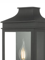 Dar Vapour Outdoor Coach Lantern Wall Light Black IP44 –  from Amos Lighting + Home