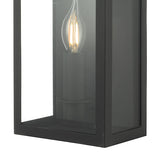 Dar Vapour Outdoor Coach Lantern Wall Light Black IP44 –  from Amos Lighting + Home