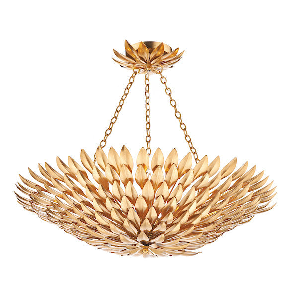 Dar Volcano 5 Light Pendant Chandelier Gold –  from Amos Lighting + Home