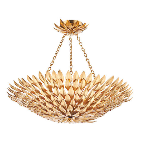 Dar Volcano 5 Light Pendant Chandelier Gold –  from Amos Lighting + Home