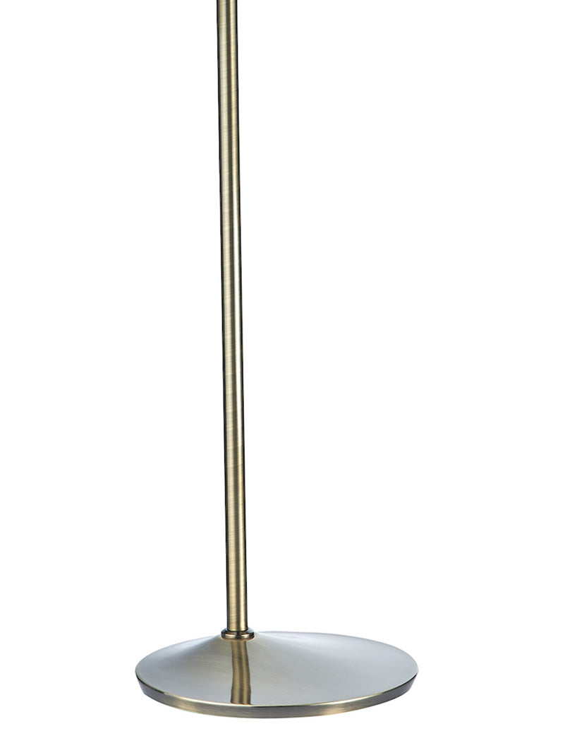 Dar Wellington Floor Lamp Antique Brass –  from Amos Lighting + Home