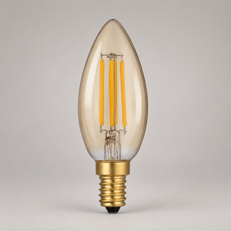 Dar LED Light Bulb E14 4w Vintage Candle Dimmable
