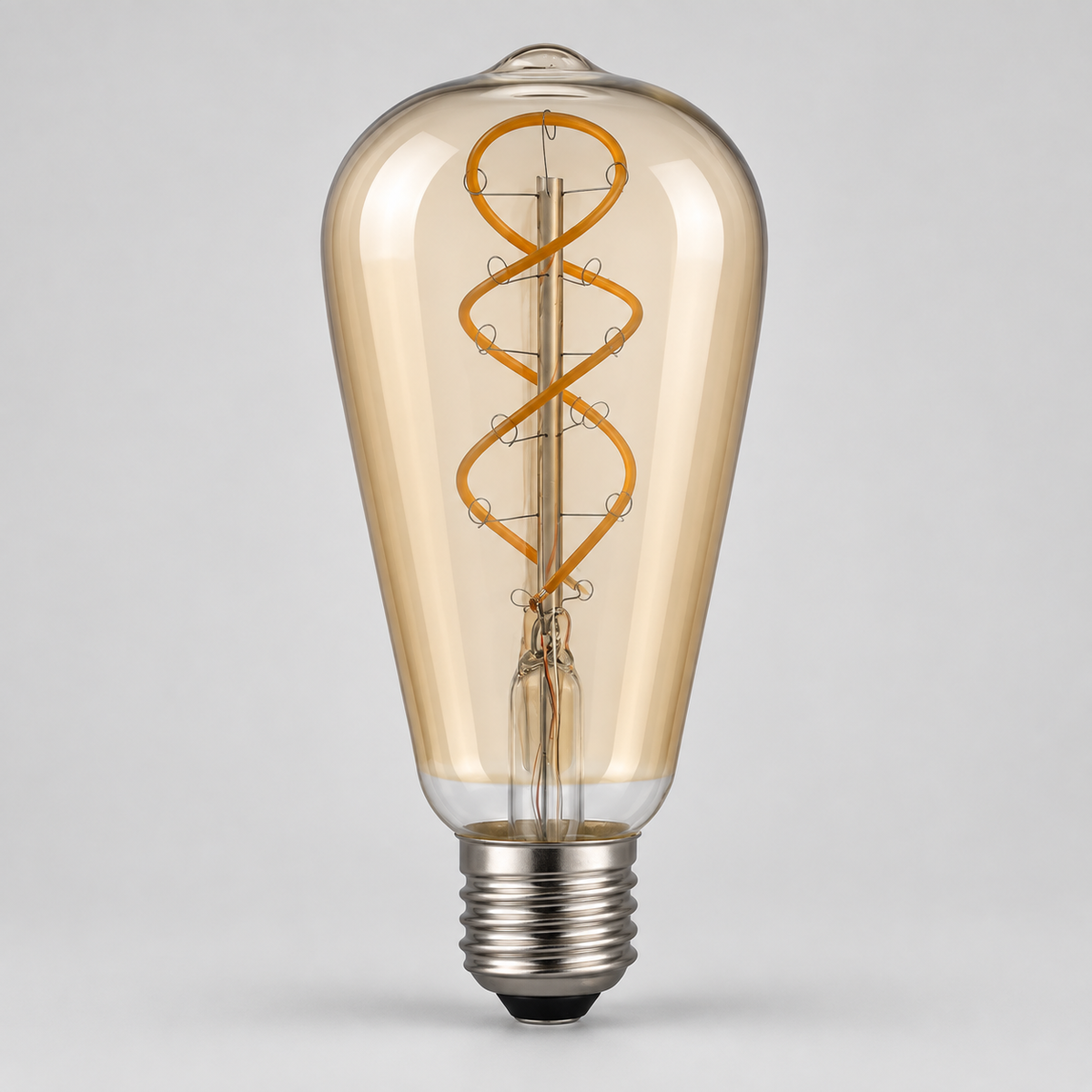 Dar LED Light Bulb E27 4w Elongated Vintage Rustic Dimmable
