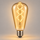 Dar LED Light Bulb E27 4w Elongated Vintage Rustic Dimmable