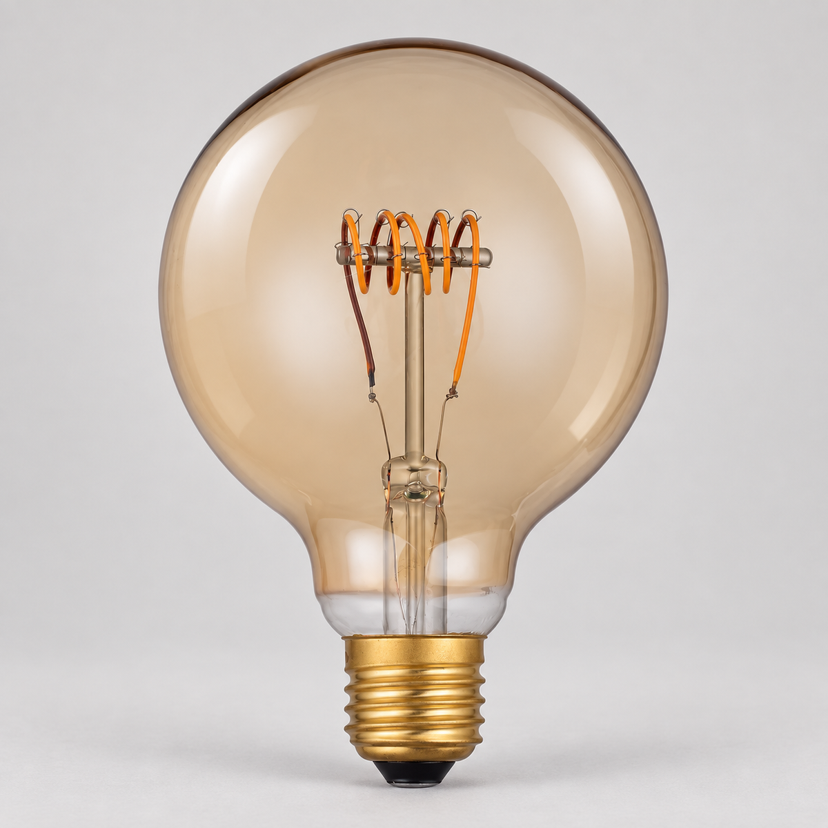 Dar LED Light Bulb E27 4w Medium Vintage Globe Dimmable