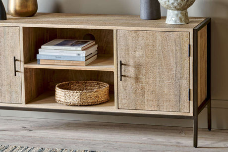 Nkuku Dasai Mango Wood Media Unit Natural