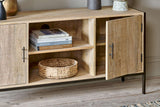 Nkuku Dasai Mango Wood Media Unit Natural
